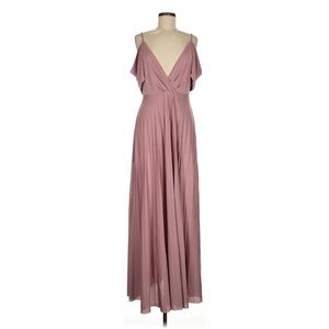 Elegant Pink Maxi Dress